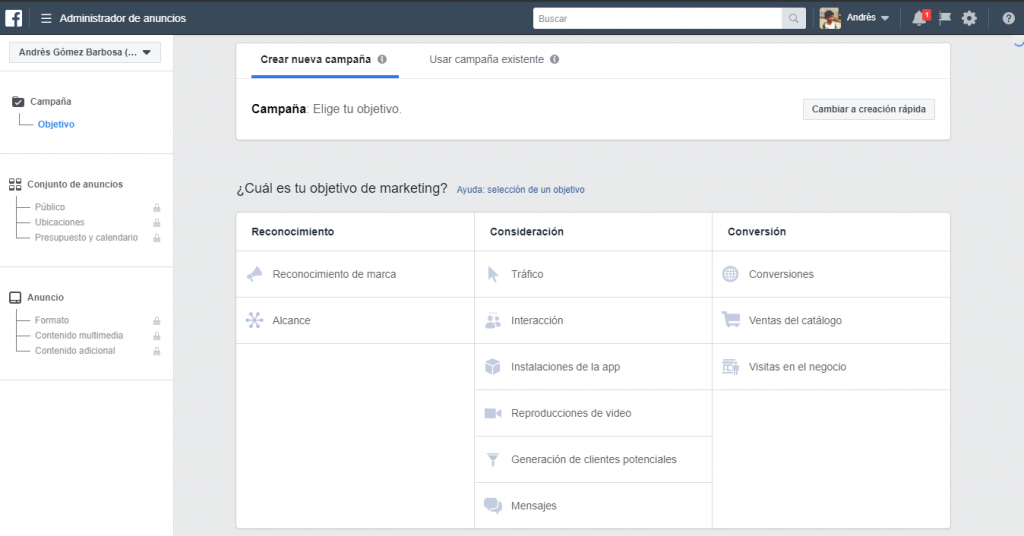 anuncios de facebook